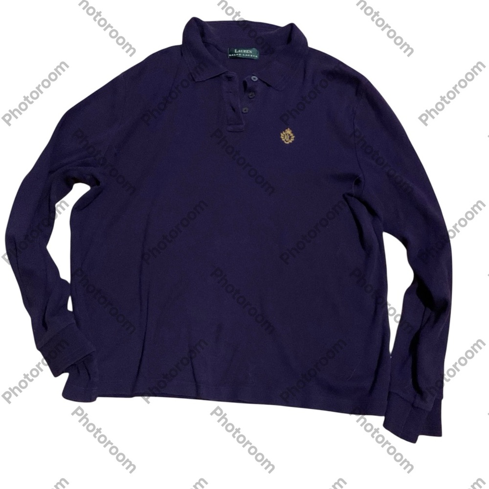 Lauren‎ Ralph Lauren Purple Long Sleeve Shirt vintage